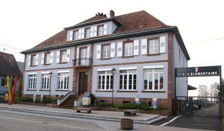 Façade de l'école de Weitbruch